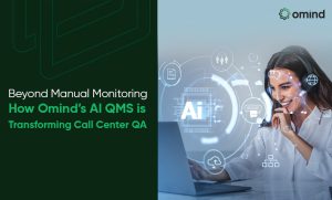 call center monitoring ai qms omind