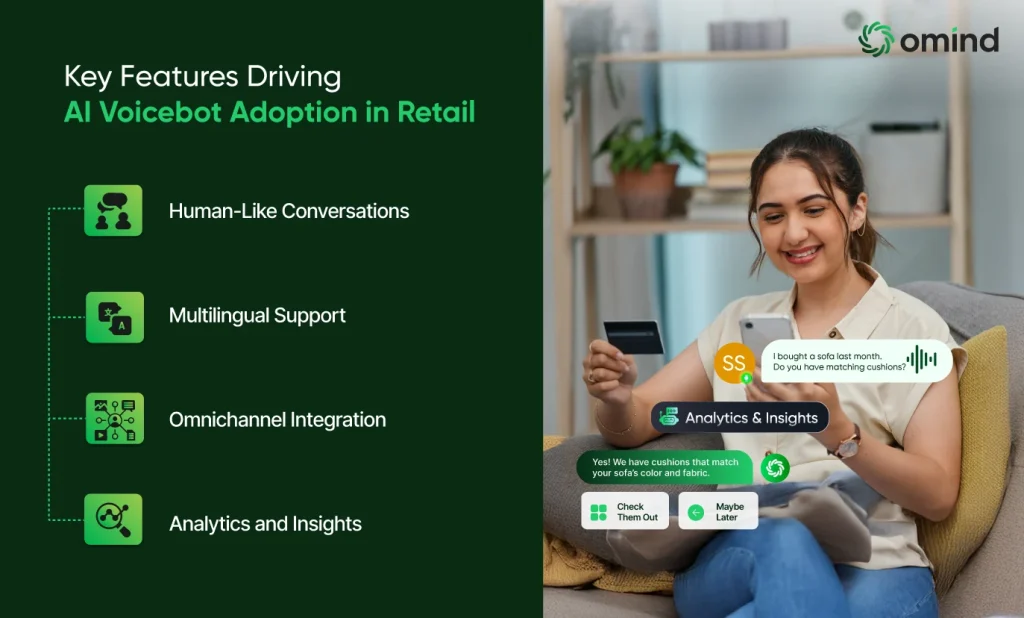 Key Features Driving AI Voicebot Adoption in Retail