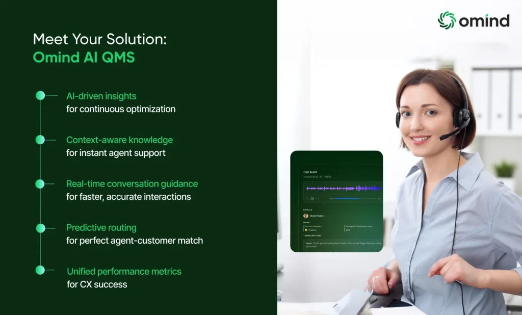 Meet Your Solutions- Omind AI QMS