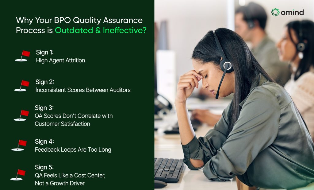 Signs of Outdated BPO quality assurance